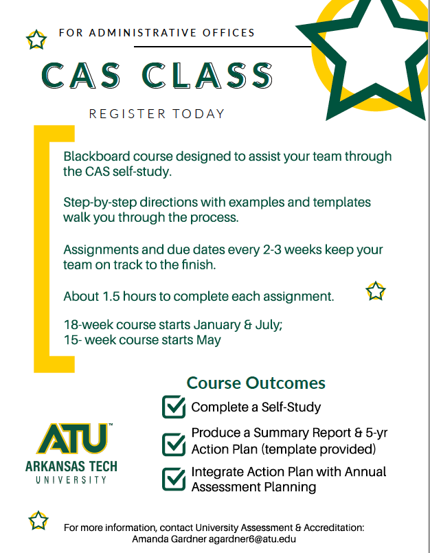 Flyer for CAS Class