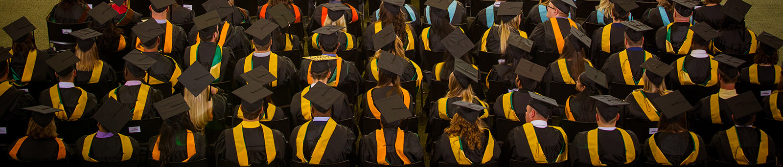 students at graduation