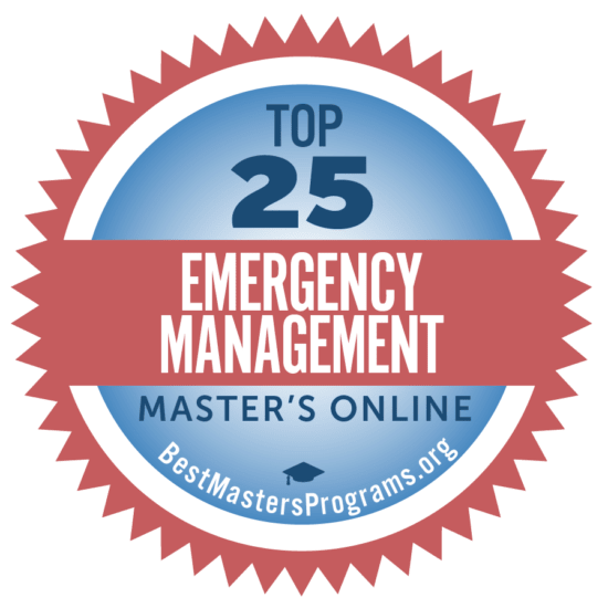 Top 25 Emergency Management Master's Online Logo
