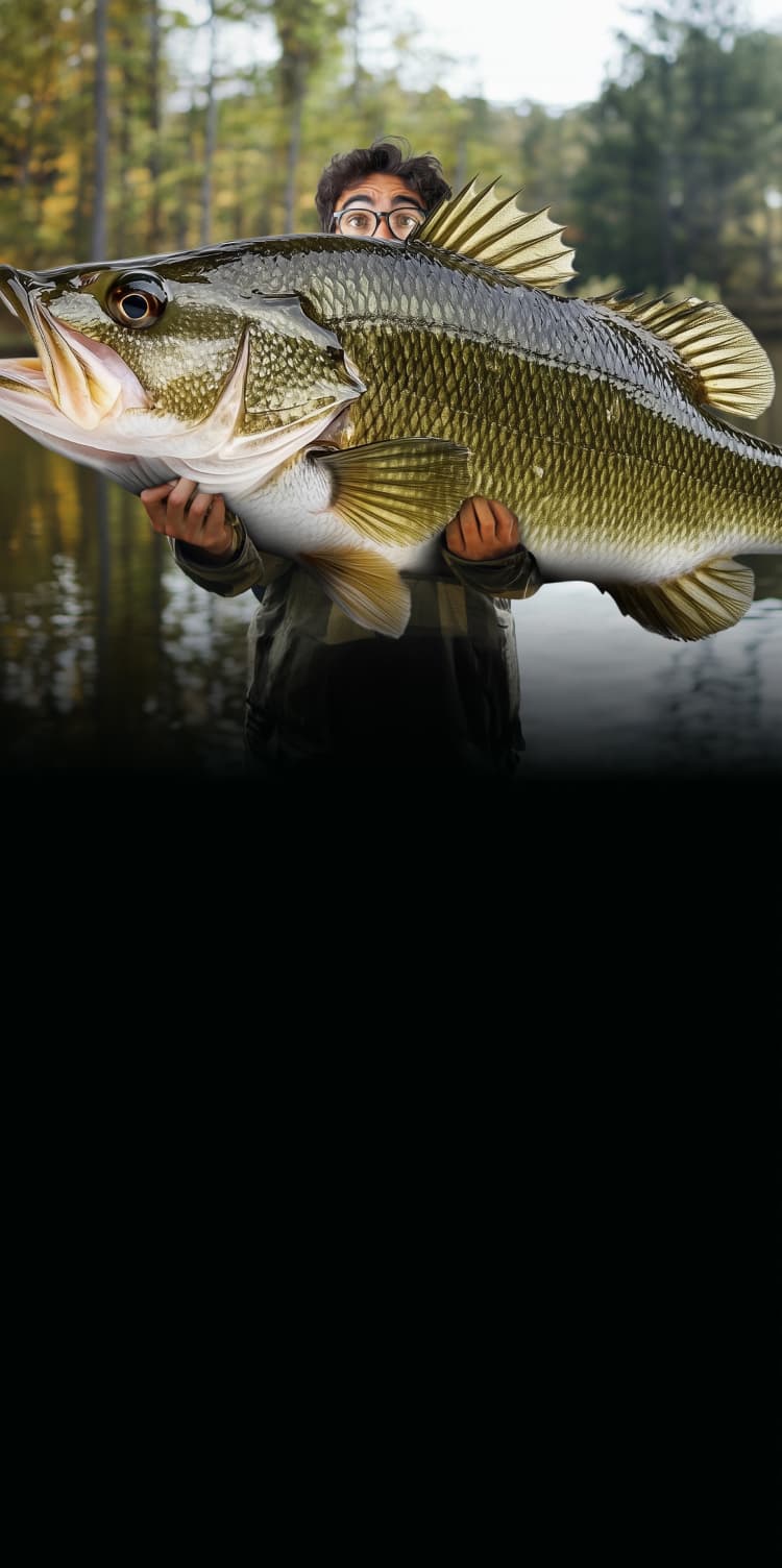 First-Year Student holding a large fish