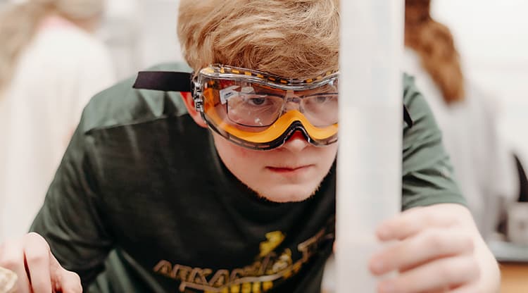 First-Time Student in the lab