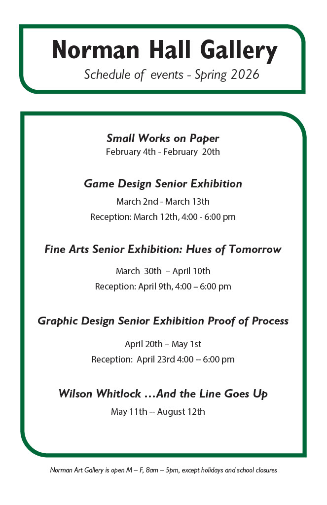 Spring Schedule 2024