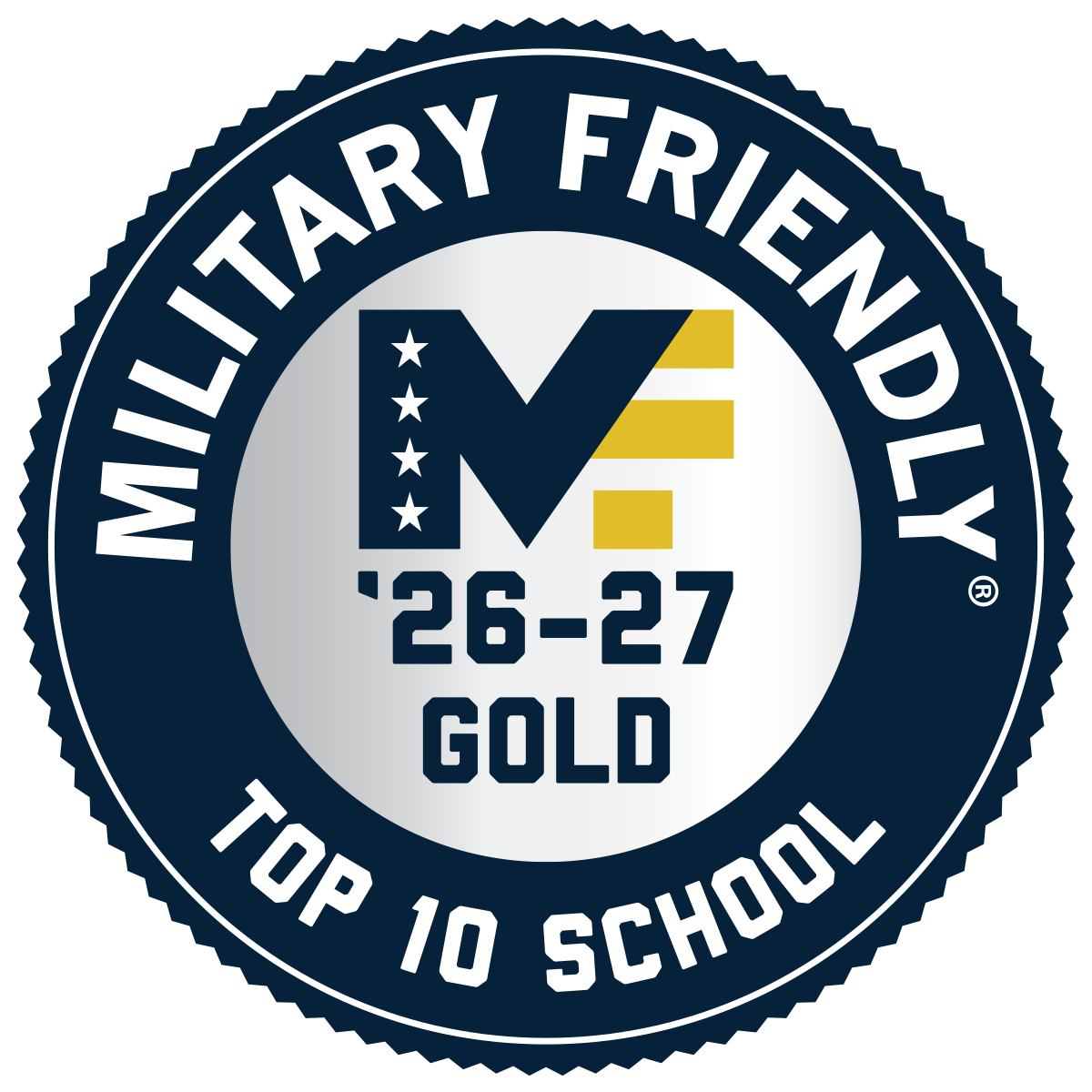Military Friendly GOLD Top10 2026-27