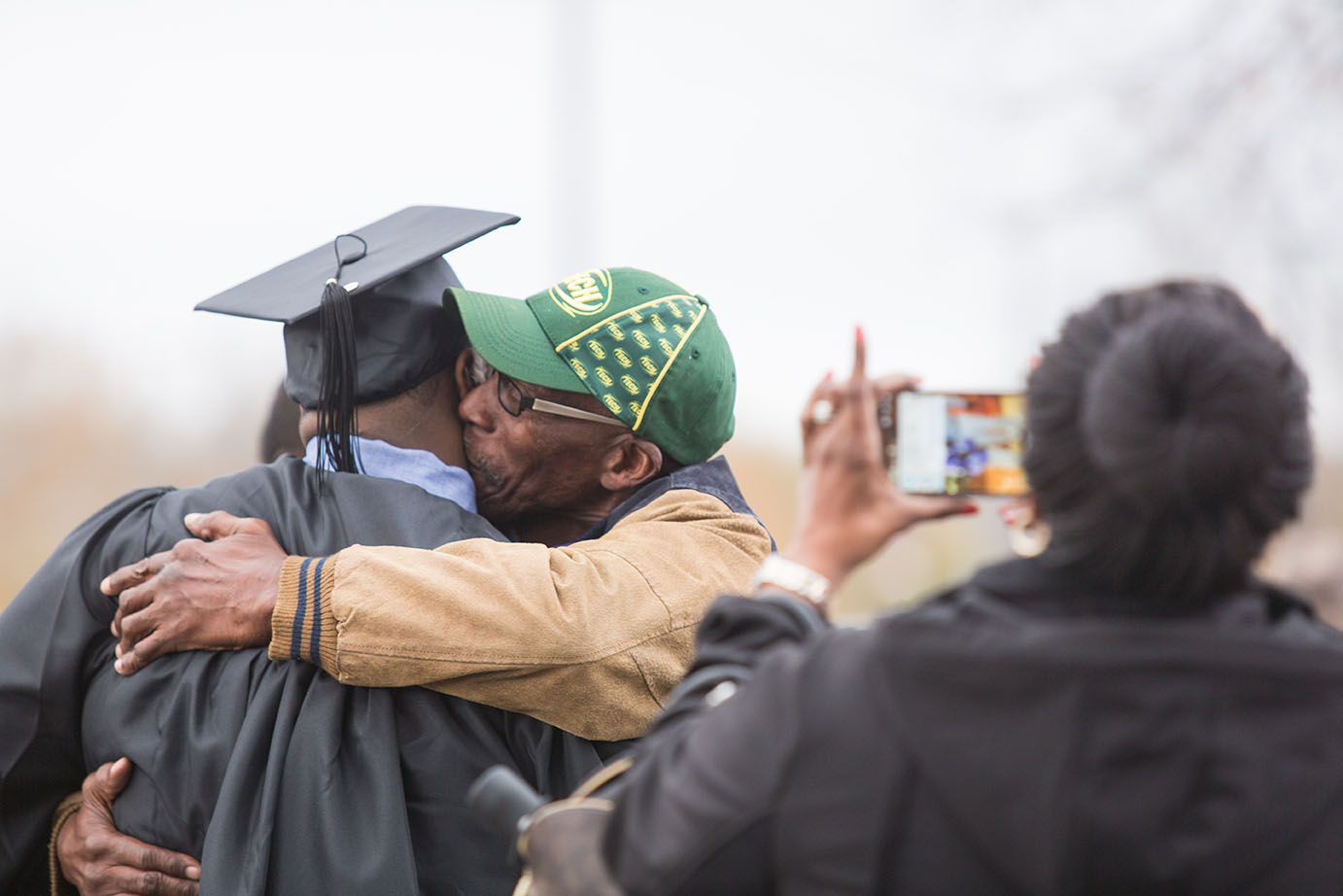 Person graduating