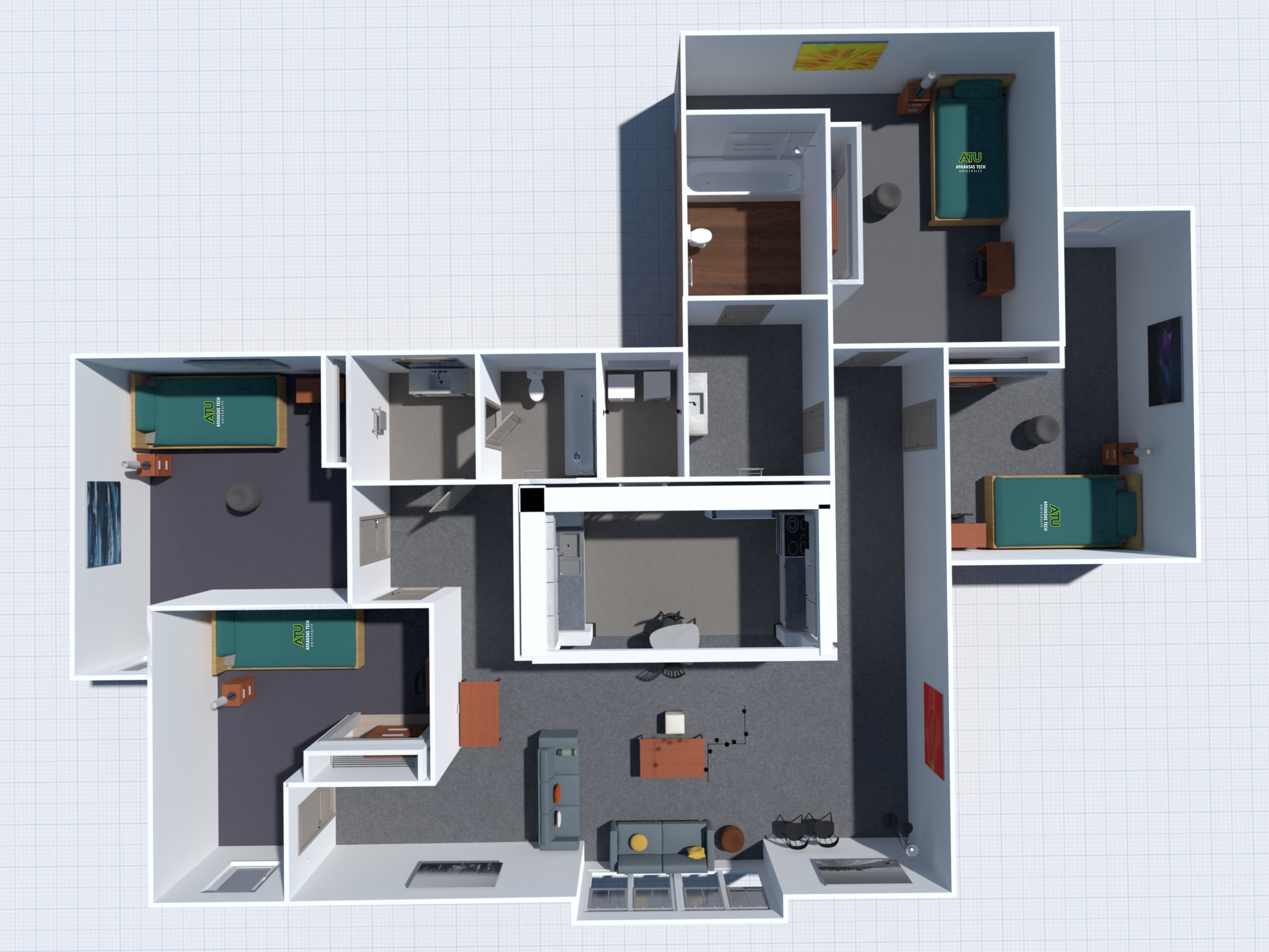 Top view 1