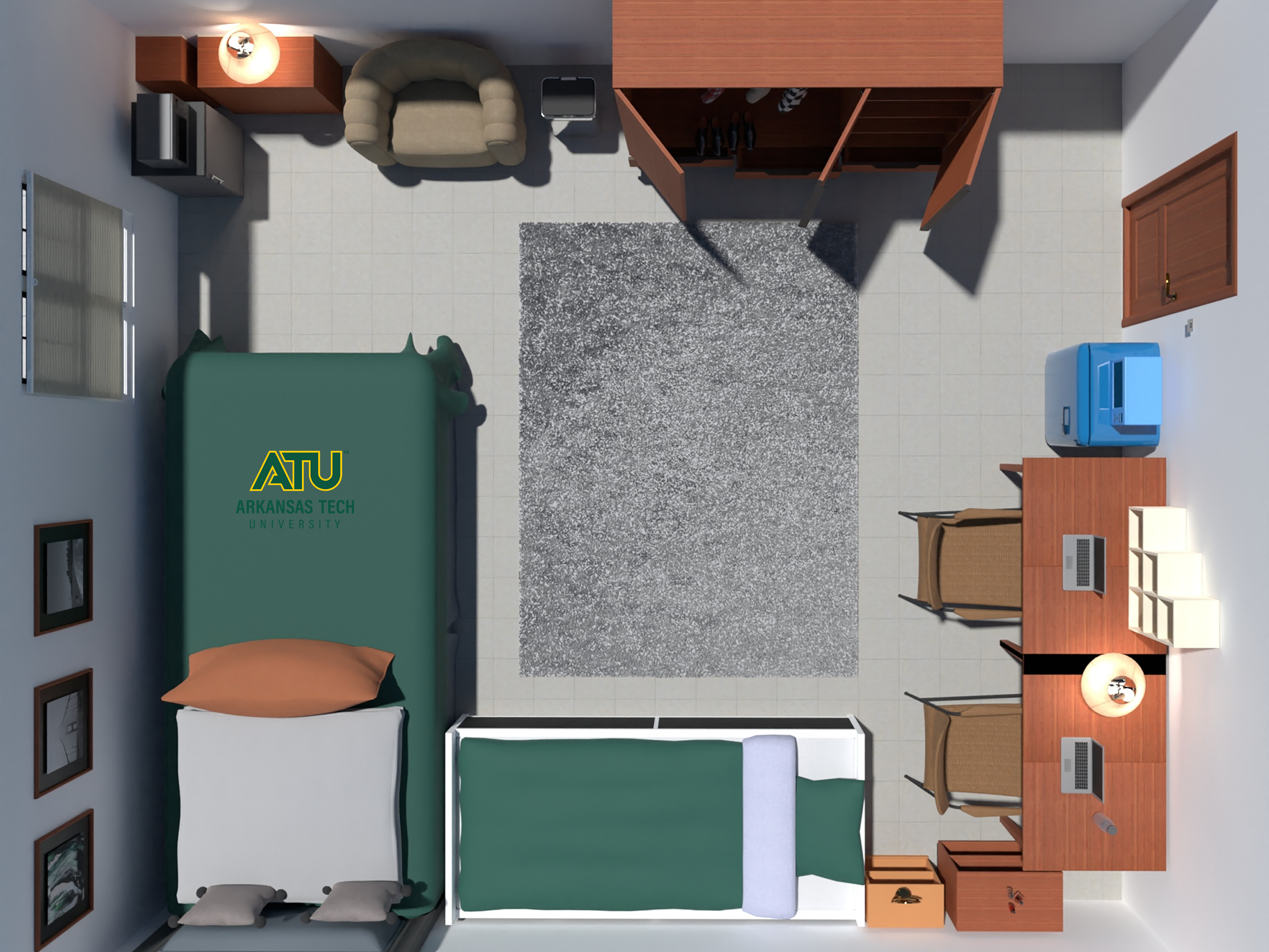 top view