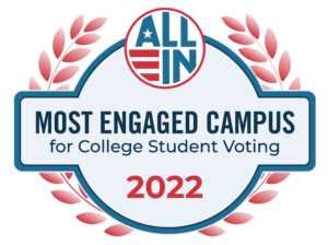 2022 Most Engaged Campus for College Student Voting 