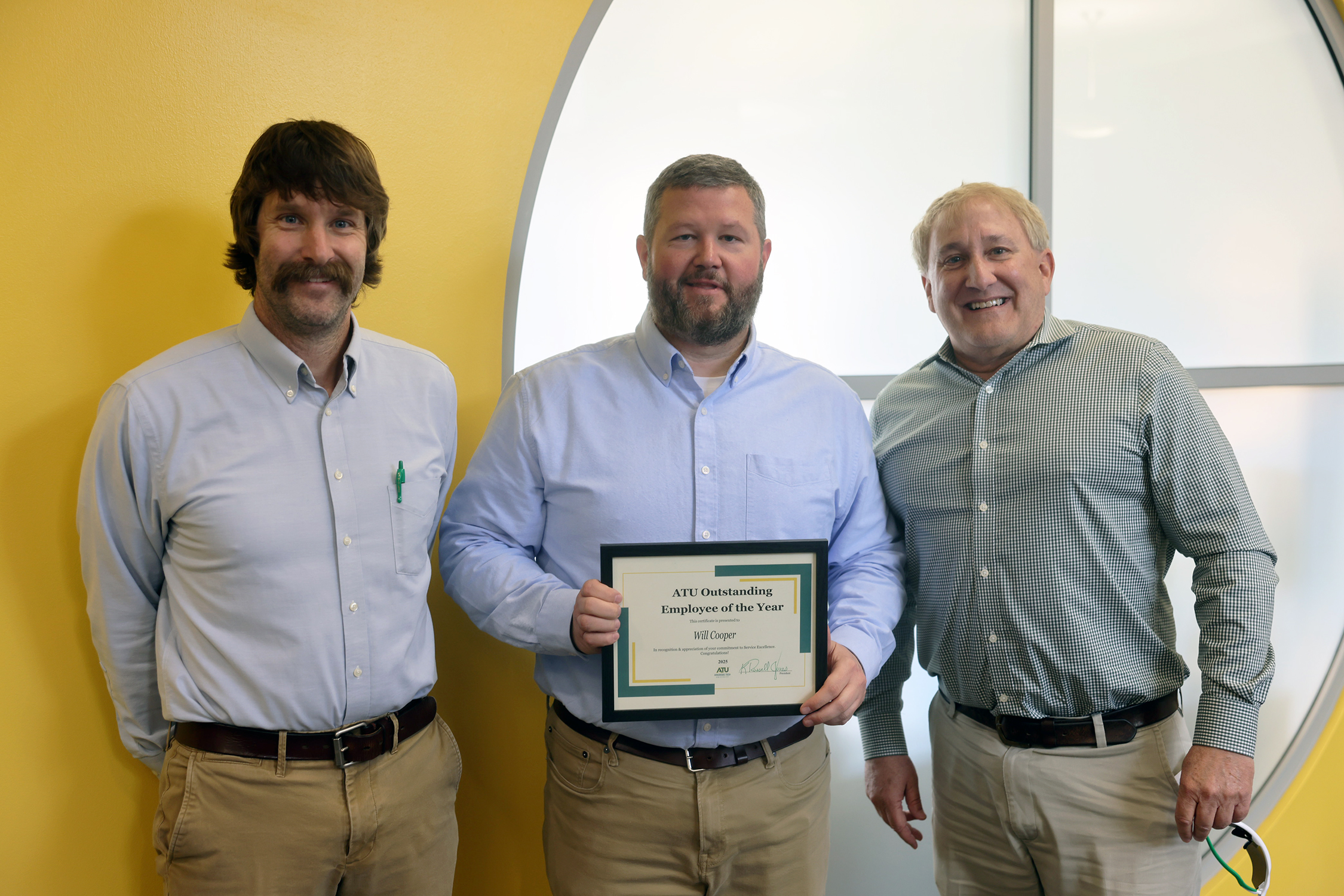 Will Cooper ATU Outstanding Employee of the Year 2026
